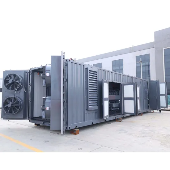 Natural Gas Engine 2000kw Biogas Generator Set for Biomass Gas Power Plant Use